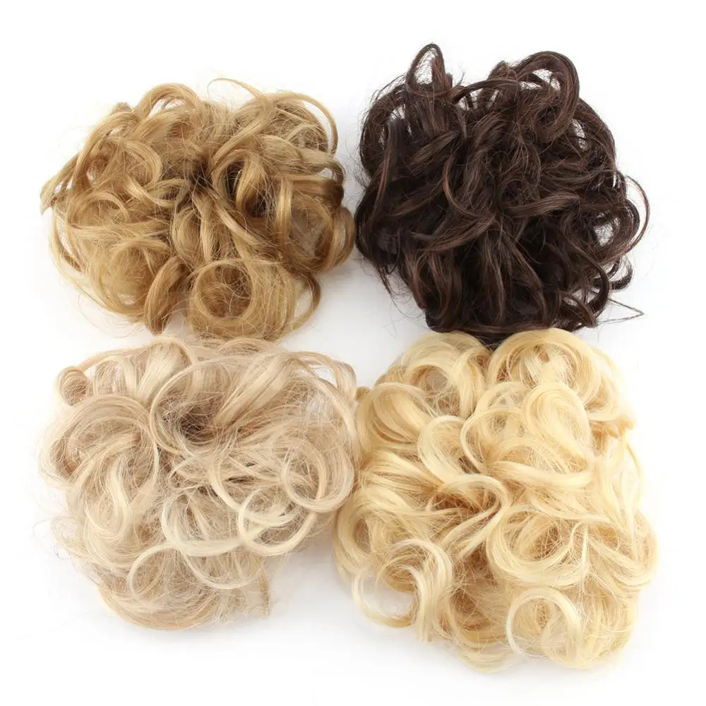 2017 New 1pcs 4 Colors Hair Extension Tail Bride Bun Hairpiece