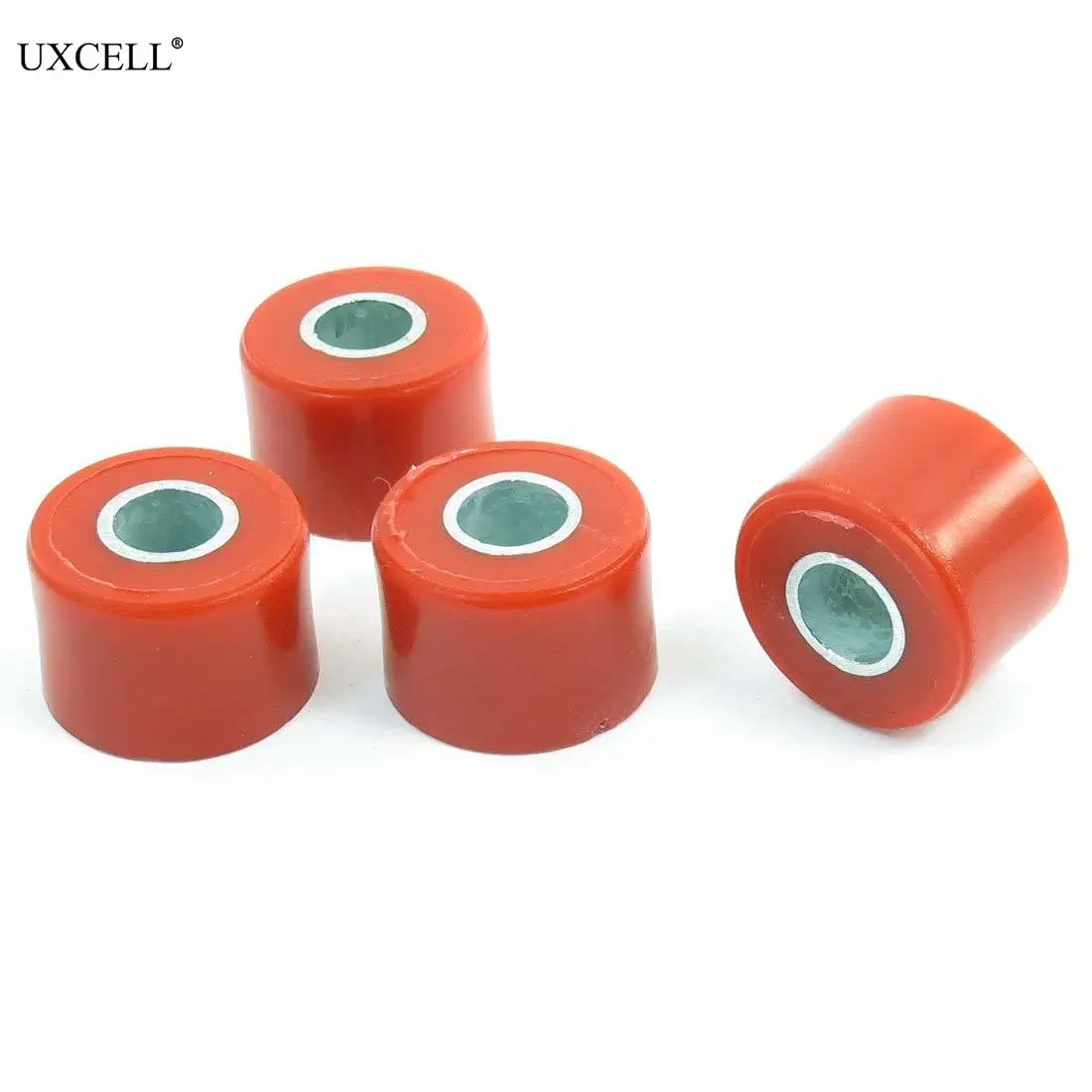 

uxcell 4 Pcs Motorcycle Plastic Shell Shock Absorber Bushings Part Red
