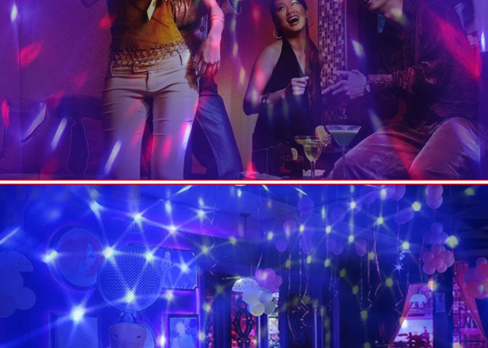 Mini USB led Party Lights Portable Crystal Magic Ball (15)