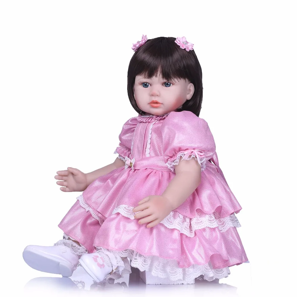 55 см силиконовые куклы Reborn Baby Princess детские виниловые рождественские подарки