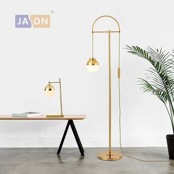

led e27 Postmodern Iron Glass Golden Designer LED Lamp LED Light LED Floor Lamp Floor Light For Foyer Dinning Room Bedroom