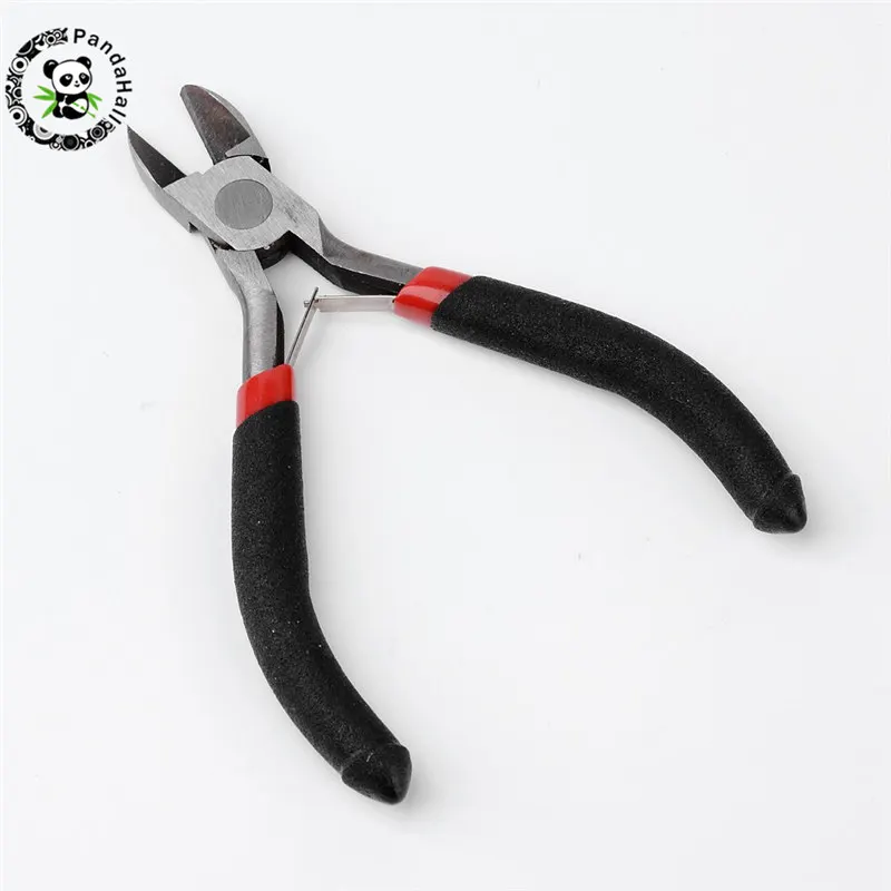 

Jewelry Pliers, 4.3" Diagonal Side Cutting Pliers, Polishing, Black, Gunmetal, 110mm