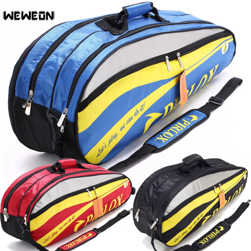 4 6 Pcs Men Badminton Racket Bag Tennis Bags Waterproof Athlete