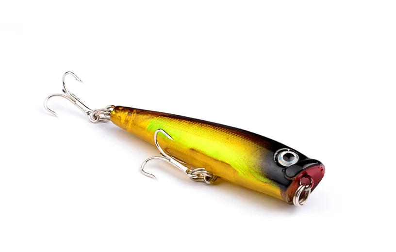 

Fishing bait Popper Lure 6.5cm/6.9g Hard Baits Top Water Lure Sea Laker Fishing Tools Hook for Pike Bass Wobblers Spinner DW1258