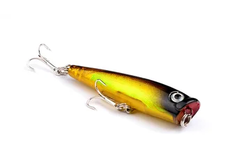 

Fishing bait Popper Lure 6.5cm/6.9g Hard Baits Top Water Lure Sea Laker Fishing Tools Hook for Pike Bass Wobblers Spinner DW1258