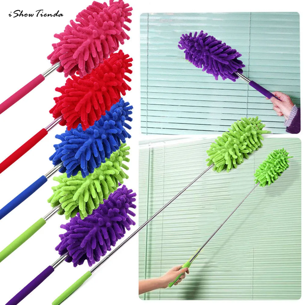 

63CM Chenille Telescopic Microfibre Duster Extendable Cleaning Home Car Cleaner Dust Handle Dust Shan Cleaning Tools
