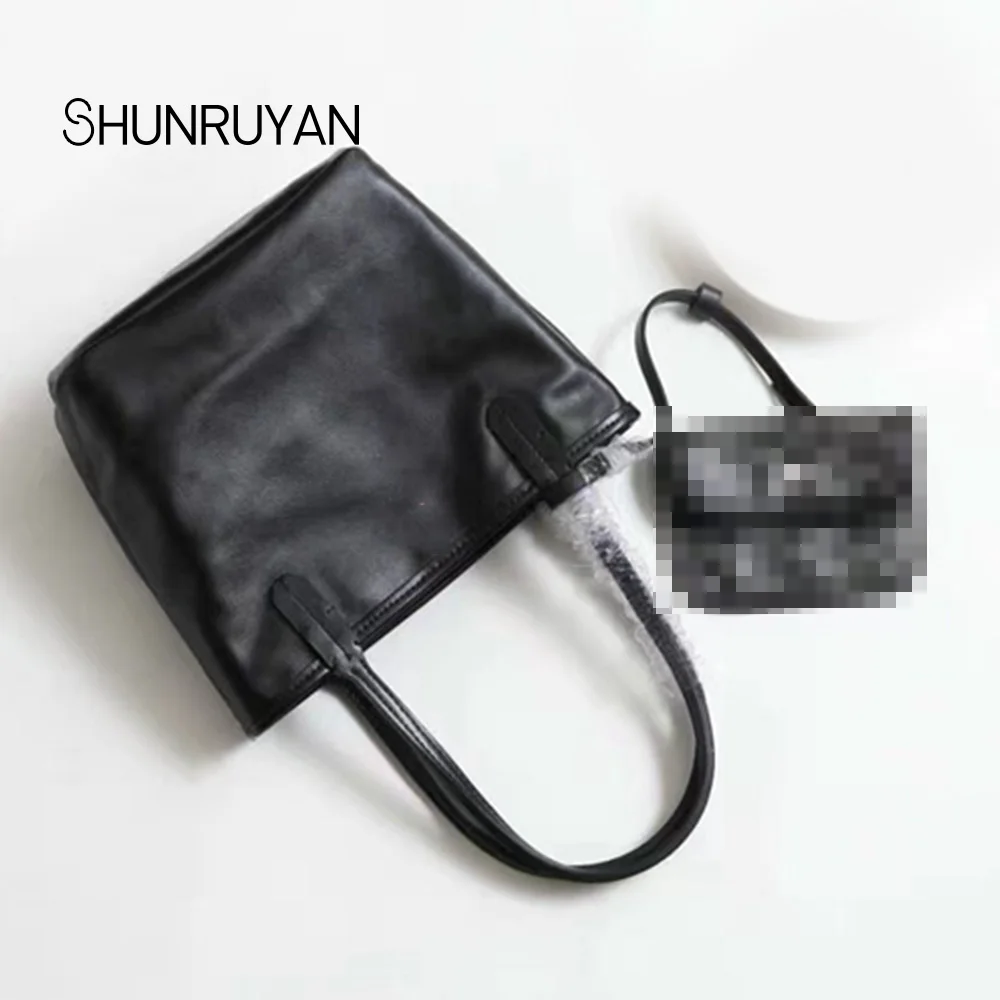 SHUNRUYAN New Genuine Leather Bags Handbags Women Bag Shoulder Bag Female Casual Tote Women Messenger Bag Set SHUNRUYAN New Genuine Leather Bags Handbags Women Bag Shoulder Bag Female Casual Tote Women Messenger Bag Set