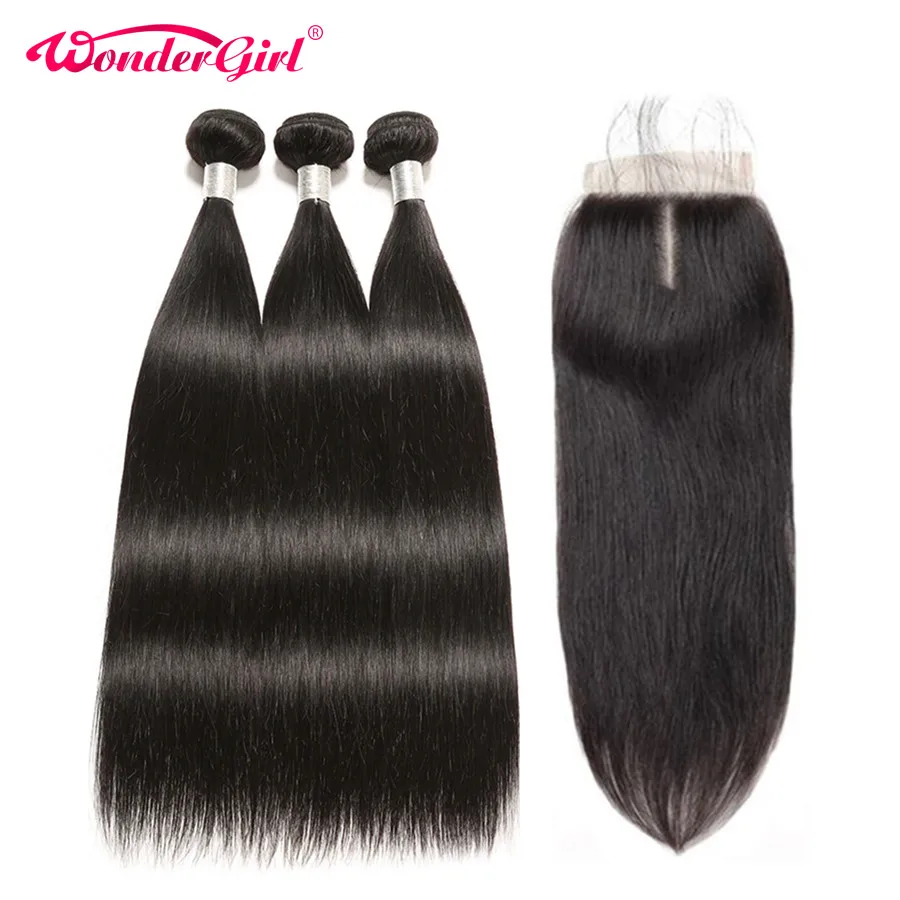 5x5 Closure With Bundles Peruvian Straight Hair Bundles With Closure
Remy Human Hair 5x5 Lace Closure With Bundles Wonder girl