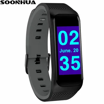 

SOONHUA Smart Band Sleep Monitor Blood Pressure Bluetooth Bracelet Fitness Sport Bracelet Heart Rate Monitor For Android IOS
