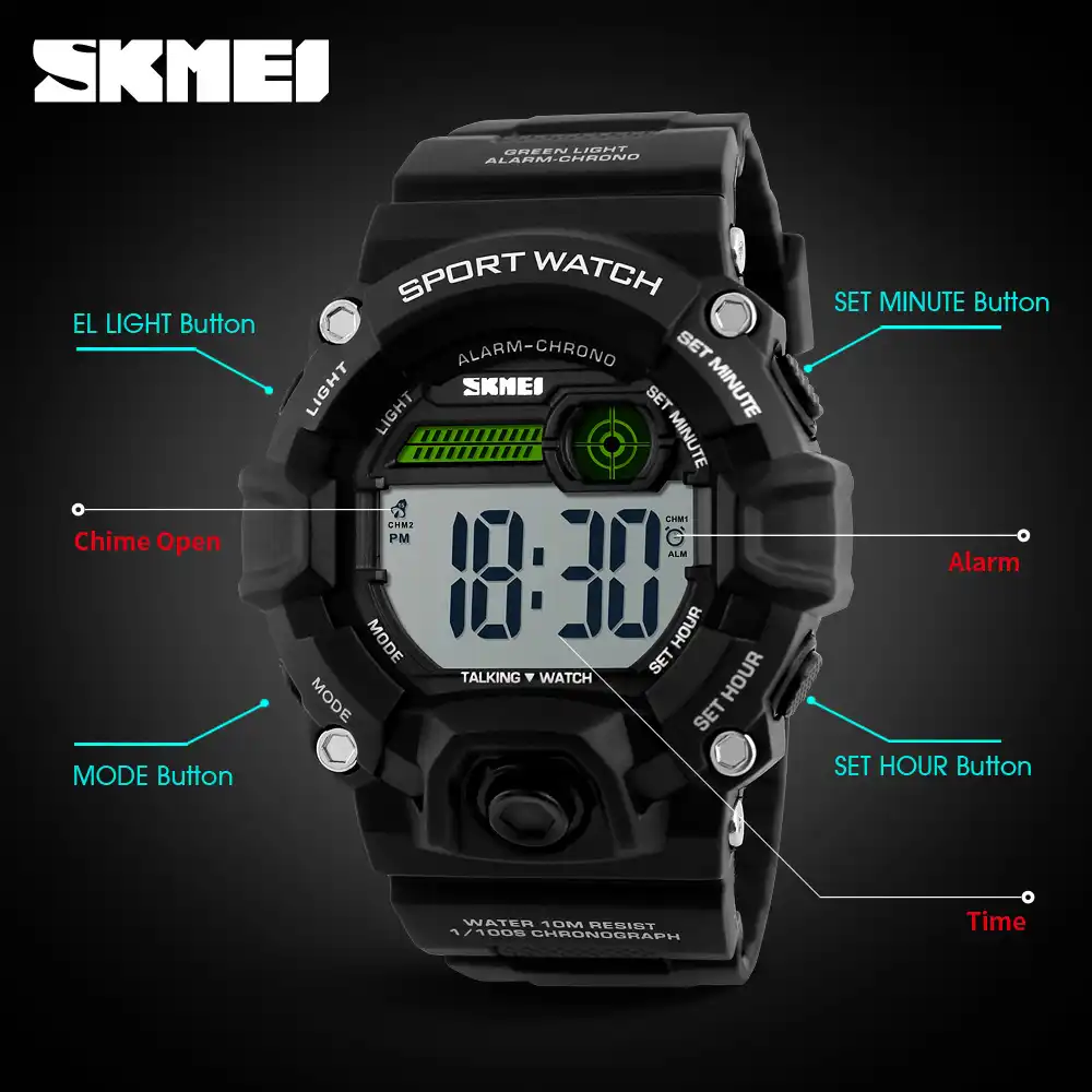 s shock watch alarm