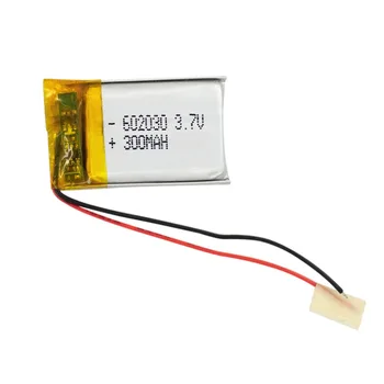 

3.7V Li po Polymer li ion 300mAh Battery for Bluetooth Pen Camera GPS MP3 MP4 MP5 GPS Replacement Bateria 303040 062030 Battery