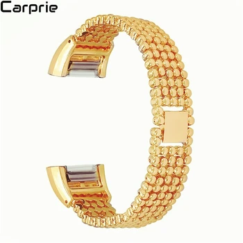 

NEW Best Price ! Steel Bead Style Bracelet Smart Watch Band Strap For Fitbit Charge 2 drop shipping 2jun25