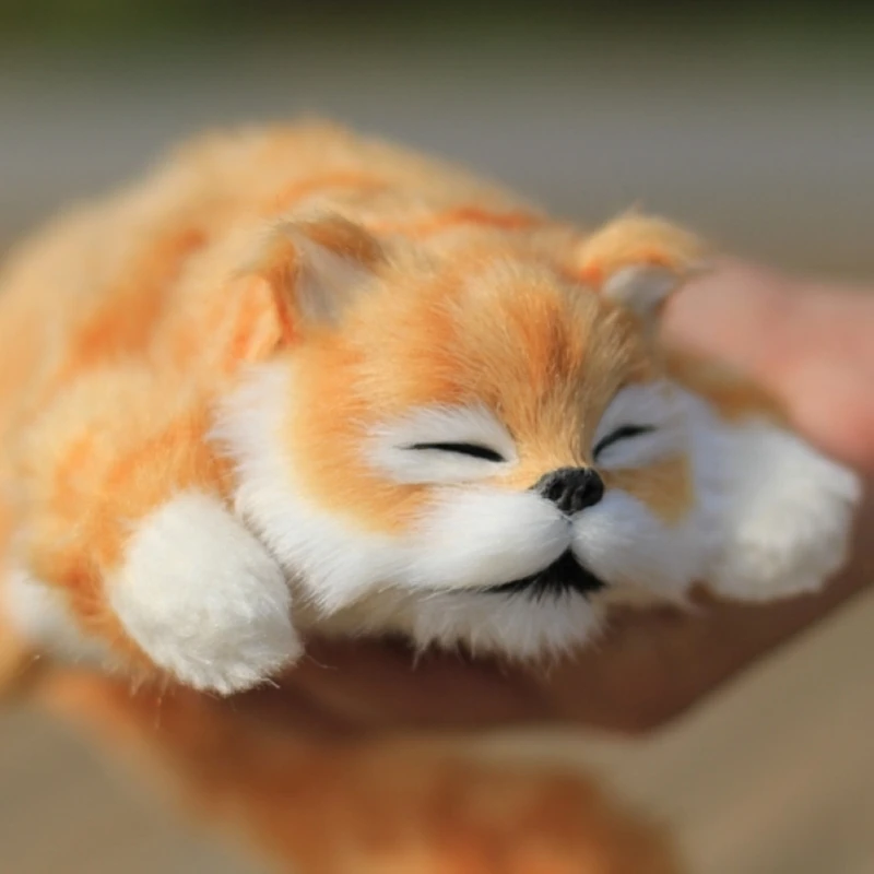 

28cm Funny Simulation Cat Plush Toys Roll Laugh Out Stuffed Cat Doll Swing Body Animal Electric Music Toy Kids Birthday Gift