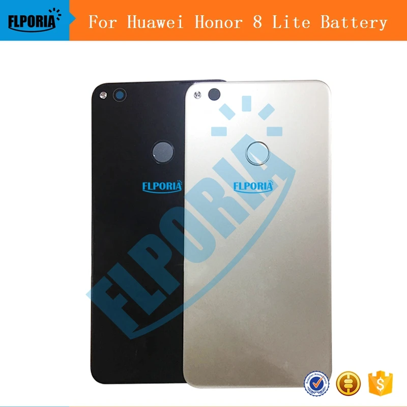 

For Huawei Honor 8 Lite Battery Cover Housing Battery Cover With Fingerprint Button For Honor 8 Lite Back Rear Cover Original