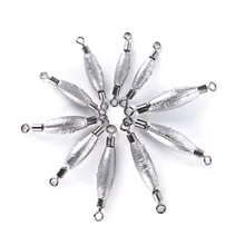 10 шт. рыболовные снасти морские скальные рыболовные инструменты медное грузило рыболовные Вертлюги свинцовые Скалистые противовесные аксессуары дизайн