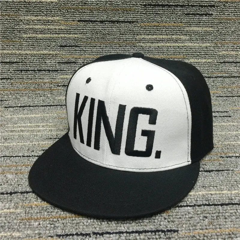 2018 горячая Распродажа KING QUEEN хип хоп бейсболки с надписью Брезентовая Снэпбэк