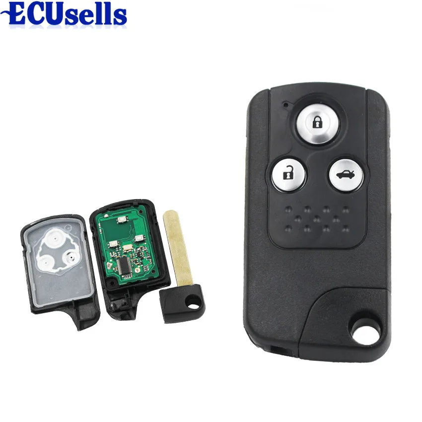 

3 Button Intelligent Smart Remote Key Keyless Entry Fob 433MHZ With ID46 Chip For Honda New Civic