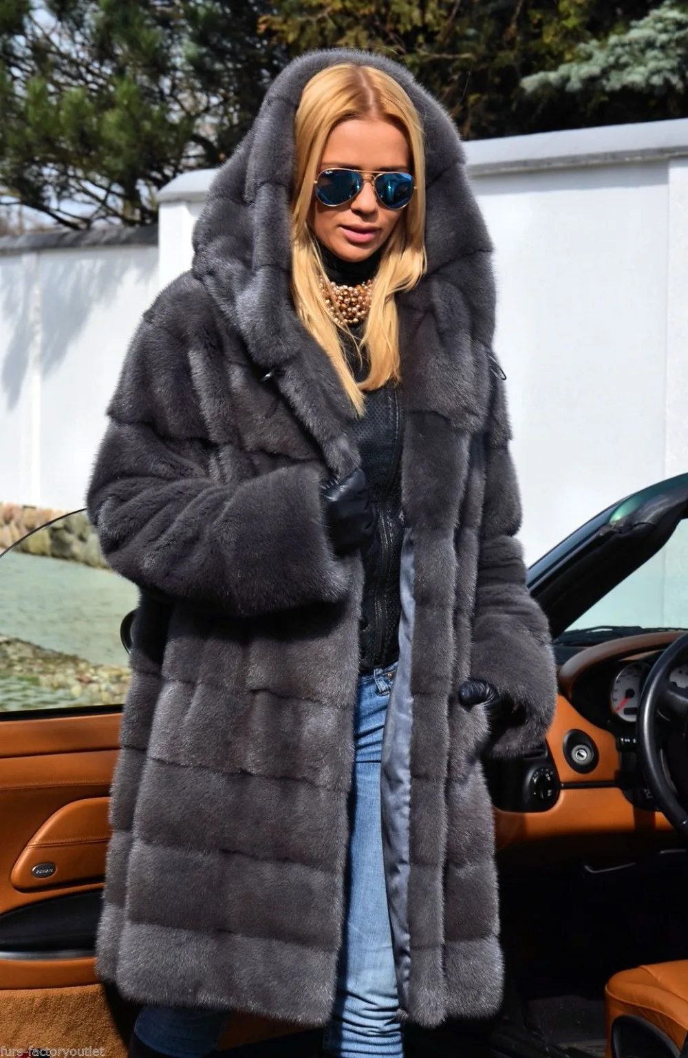 New Loose Bat Sleeved Natural Real Mink Fur Coat Many types Collars Real Fur Coat Women Winter Warm Thick Real Fur jacket