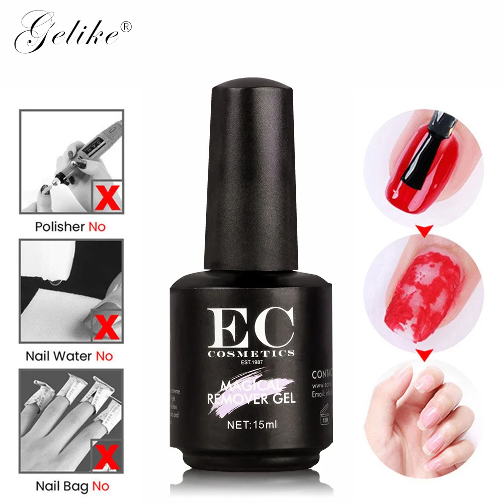 

Gelike 10ml UV LED Gel Nail Polish Burst Magic Remover Liquid to Remove The Sticky Layer Gel Nail Degreaser Cleaner Gel Remover