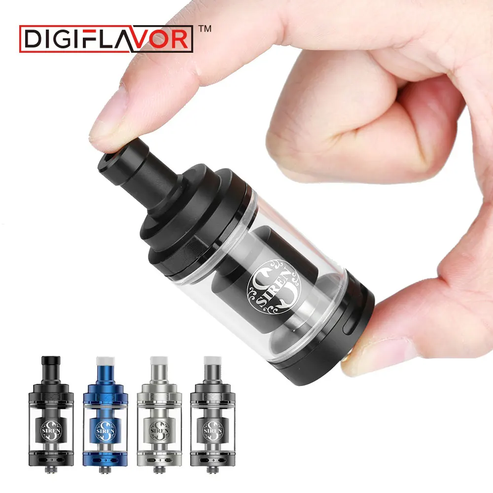 Оригинальный Digiflavor сирена 2 GTA MTL Tank Atomizer 4 5 мл/2 мл рот в легкие вейпинг распылитель