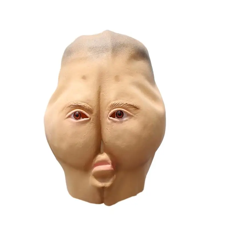 

Creepy Mask Prank Party Funny Costume Mask Trick Props Head Masks for Cosplay All Saints Day Halloween Haunted House