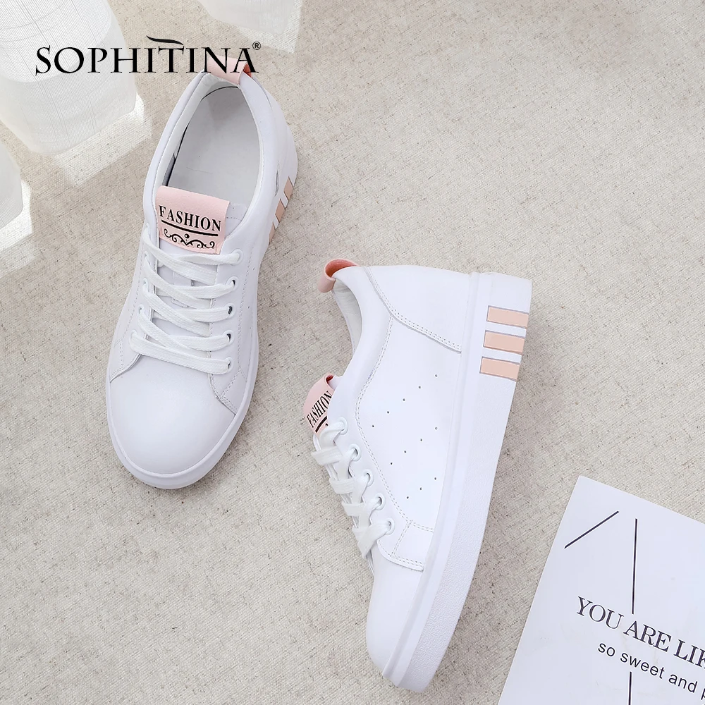 SOPHITINA/2019 г. Новое поступление высококачественная повседневная женская обувь из