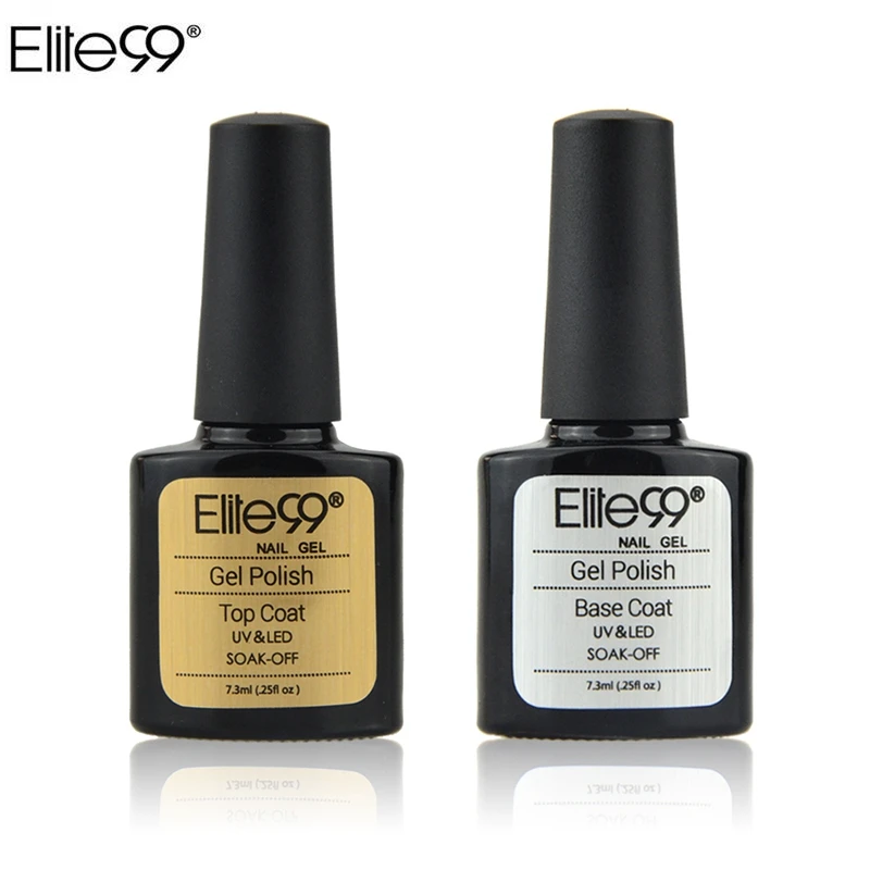 Стойкий УФ гель для базового и верхнего покрытия Elite99 7 3 мл|gel base|gel base and topbase top coat |
