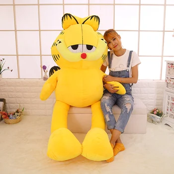 

Stuffed animal huge 180 cm cartoon Garfield cat plush toy doll hugging pillow toy gift present w1288