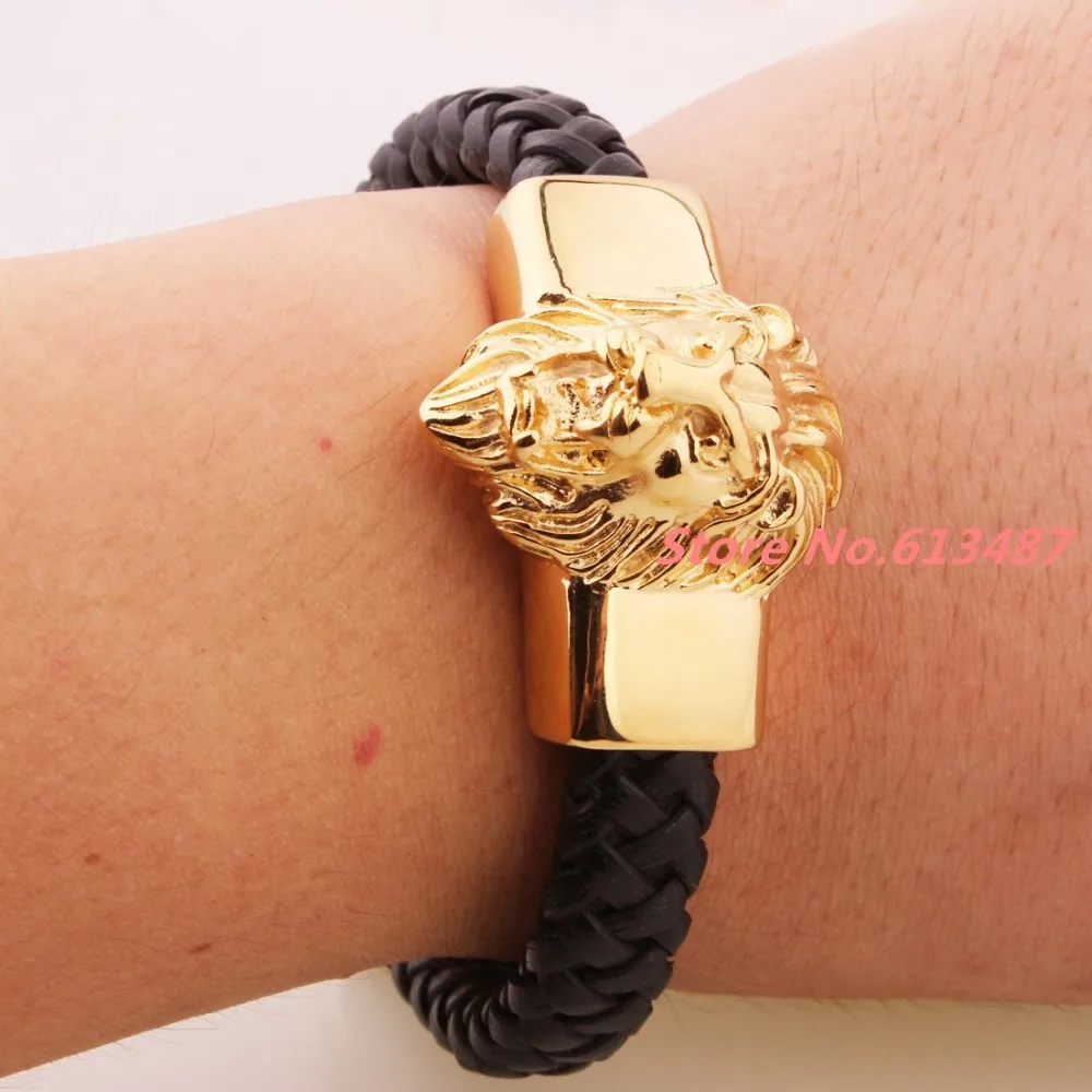 Lion Bracelet with Black Diamonds - J.W. COOPER