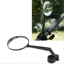 2016 Bicycle Handlebar Wide Angle Universal Rearview Mirror Black Flexible Adjustable Safe Portable Accessories Bike Glass