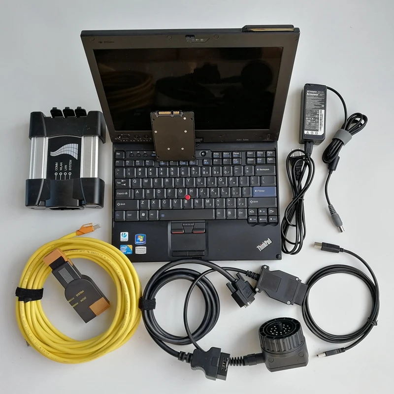 

For BMW Icom Next with V05.2019 Software ISTA-D 4.16 P 3.66.1 in 480GB SSD and Used Tablet X201t I7 8G for Auto Diagnostic Tool