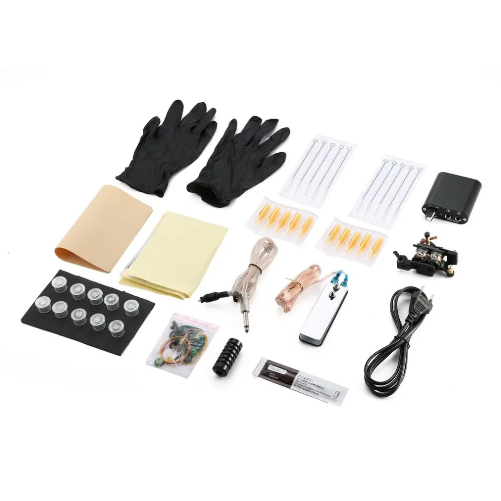 

Tattoo Machine Shader & Liner Assorted Tatoo Motor Gun Kits Supply Needle Grips Tips Pro Machine Guns Tatto Accessories