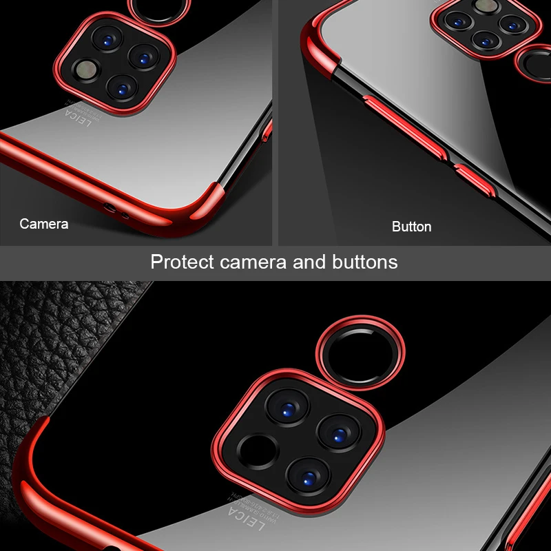 Чехол для телефона из ТПУ с покрытием Huawei Mate 20 Pro 20X P20 10 P10 Lite P8 P9 2017 прозрачный