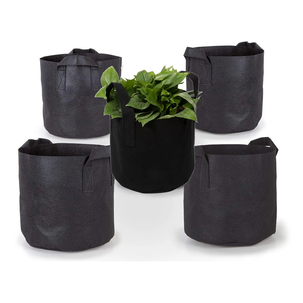 1-50 Gallon Plant Flower Fruit Grow Bag Pot Home Garden Tools Vegetable Jardin