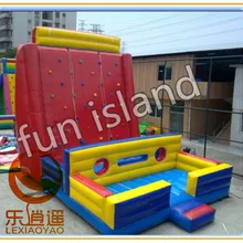 Надувная скалолазальная стена с курсом препятствий, надувные виды спорта