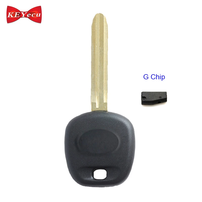 

KEYECU for Toyota Venza Tundra Tacoma Sienna Sequioa Rav4 Highlander FJ Cruiser Corolla Transponder Key Fob With G Chip
