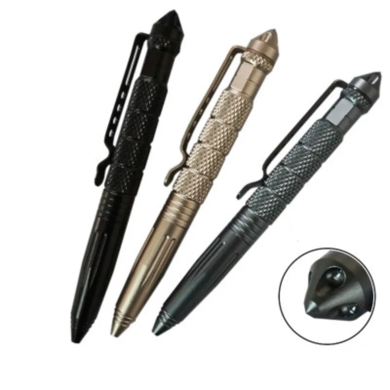 Высококачественная Защитная персональная тактическая ручка для самообороны Ручка инструмент многоцелевой авиационный алюминиевый