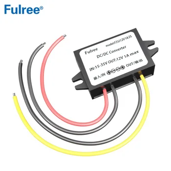 

Fulree 24V to 12V 1A 2A 3A 5A 10A DC DC Converter 24VDC to 12VDC Step Down Buck Car Regulator Voltage 24 Volt to 12 Volt