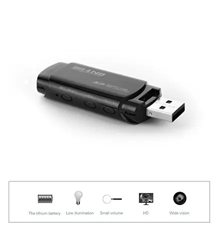 

1080P Free Shipping HD Camcorder Motion Detection IR Night Vision Cam Mini DV DVR U Disk USB Camera voice recorder U838
