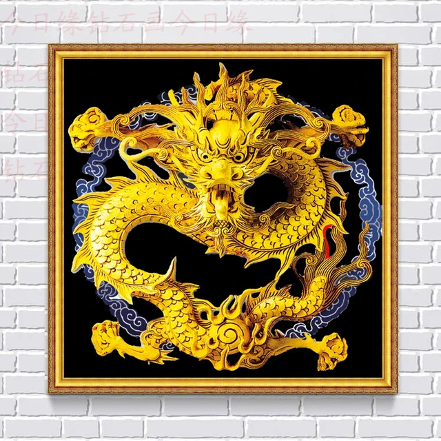 5d Diamond Painting Cross Stitch Dragon Chinese  Diamond Painting Dragon  Pictures - Diamond Painting Cross Stitch - Aliexpress