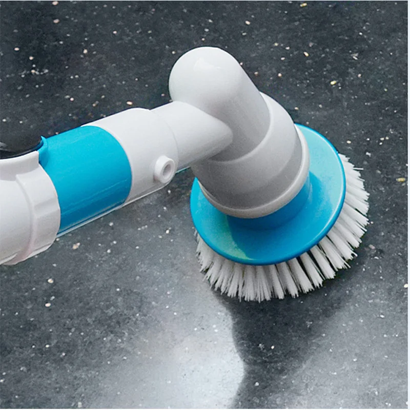 Регулируемая многофункциональная электрическая Чистящая Щетка, водонепроницаемая щетка для ванной, кухни, дома, очиститель, бытовые чистящие инструменты