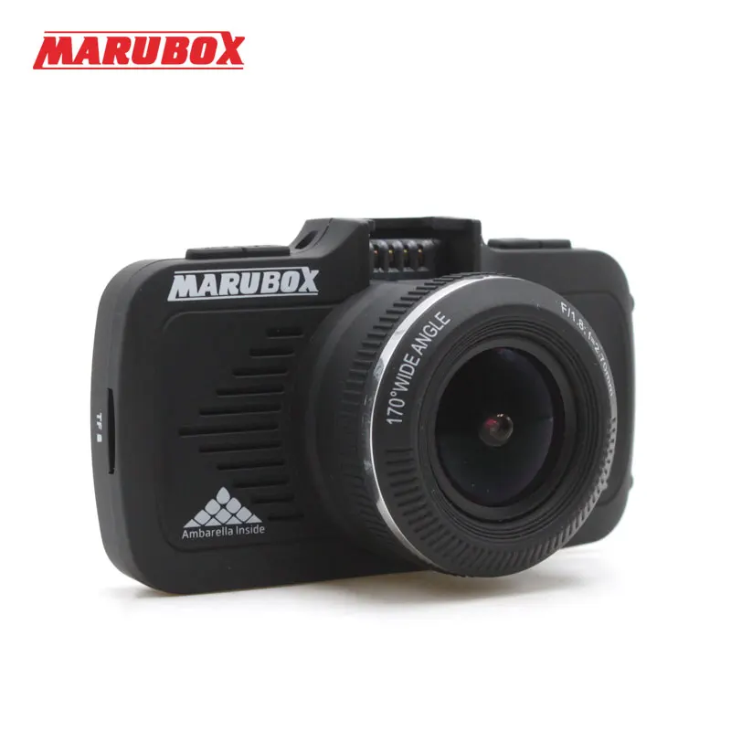 Видеорегистратор Marubox M330 с GPS 2 в 1 Super Full HD 1296P угол обзора 170 градусов русский