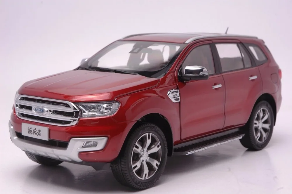 1:18 литая модель для Ford Everest Endeavour красный внедорожник сплав игрушечный автомобиль миниатюрная коллекция Подарочная форма Ranger