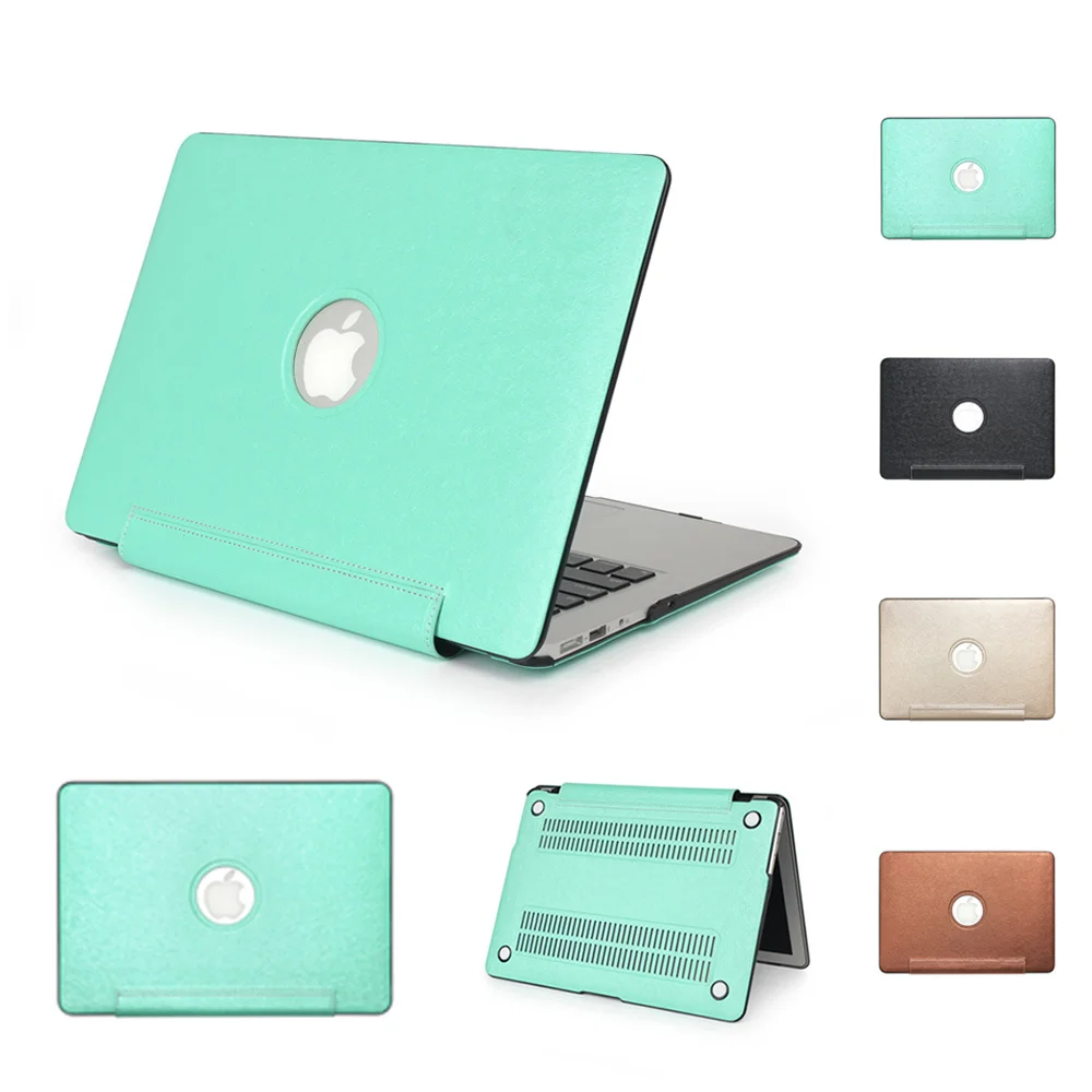 Fashion pu leather surface laptop Case For font b apple b font mac Air 11 13