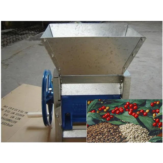 Manual coffee pulper machine coffee bean peeling machinein Food