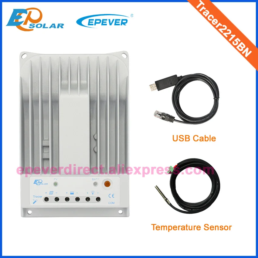 

20A 12V/24V MPPT Solar Panel Battery Regulator Charge Controller with USB and temperature sensor Tracer2215BN