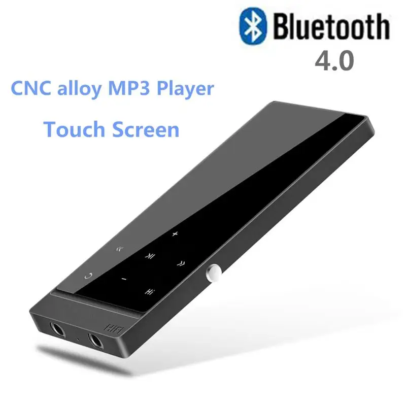 Новая версия сенсорный экран MP3-плеер Bluetooth 4,0 металлический MP3 спортивный музыкальный плеер без потерь с fm-радио рекордер электронная книга