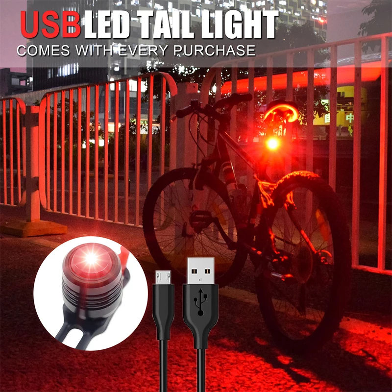 Новое поступление USB Перезаряжаемый велосипедный светильник велосипедный передний задний шлем красный флэш-светильник s 3 режима велосипедный Предупреждение