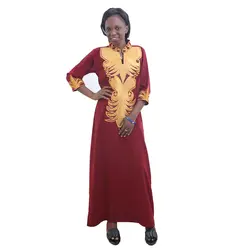 MD африканские платья для женщин Базен riche Африка платье плюс размер традиционное Африканское длинное платье Африканский принт Женская