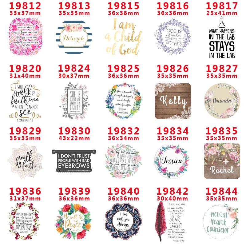 

DIY Craft Supplies cartoon character flat back planar resins 30 pieces. PR-19812-19844